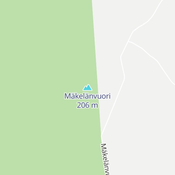 Map of Mäkelänvuori