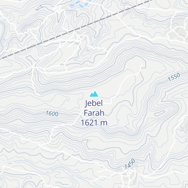 Map of Jebel Farah