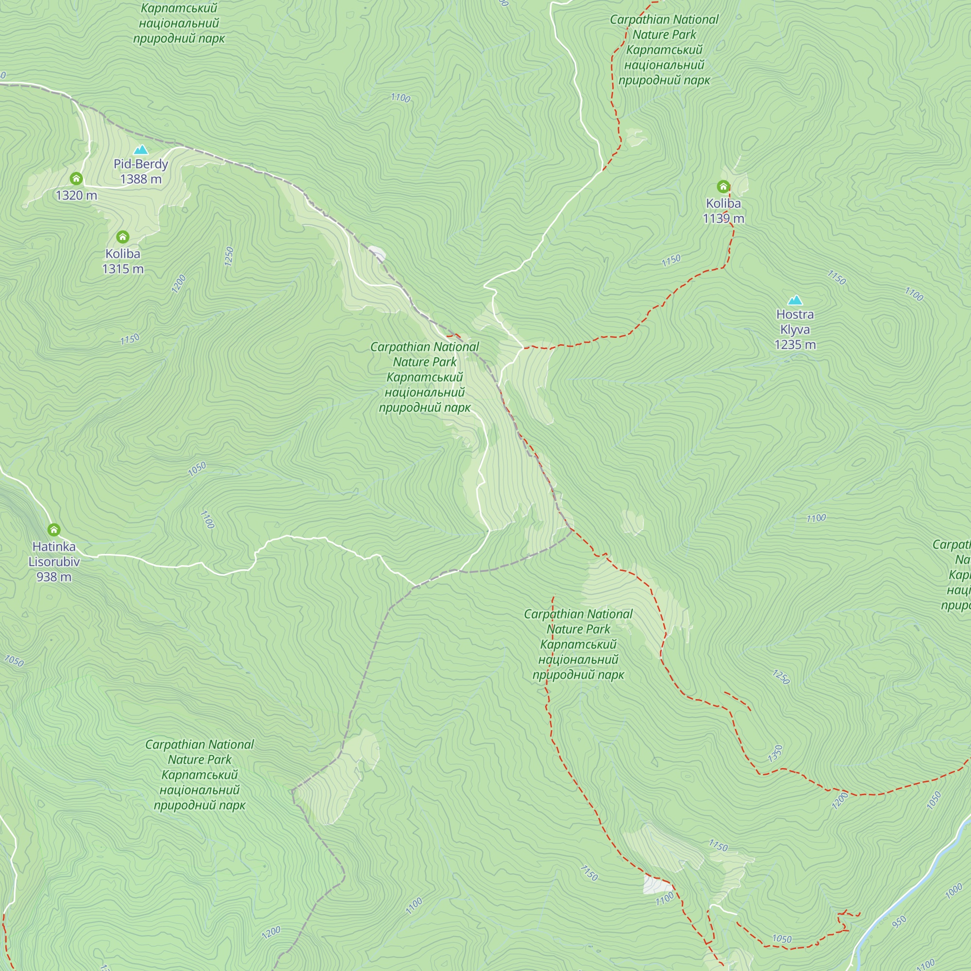 Koliba map