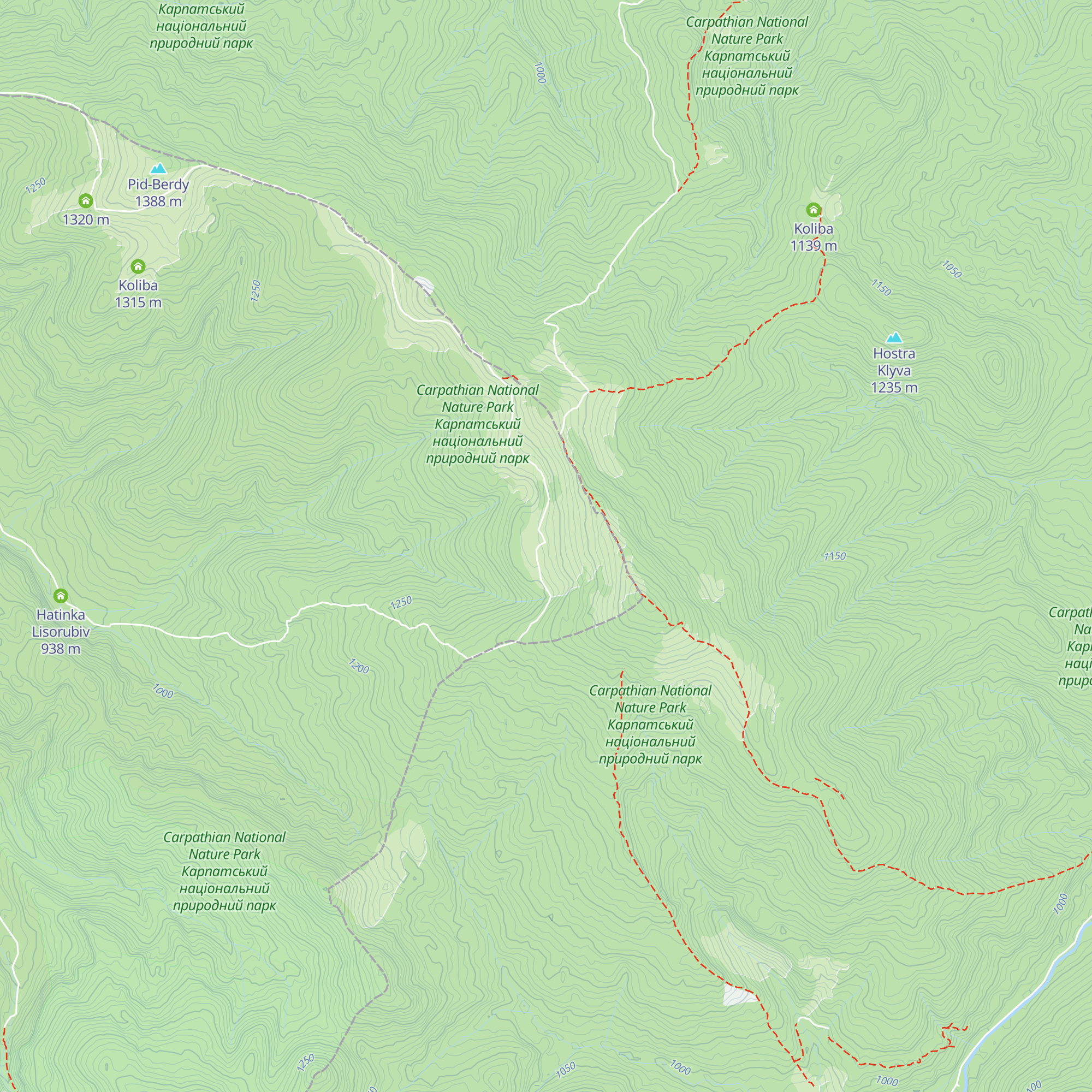 Koliba map