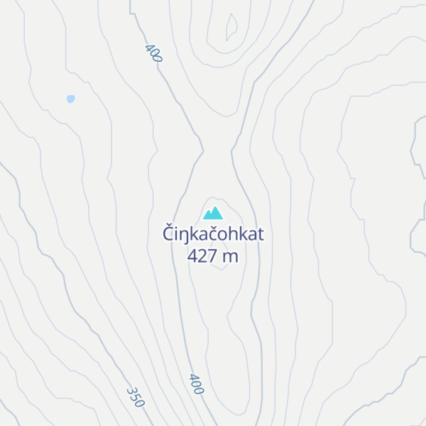 Map of Čiŋkačohkat