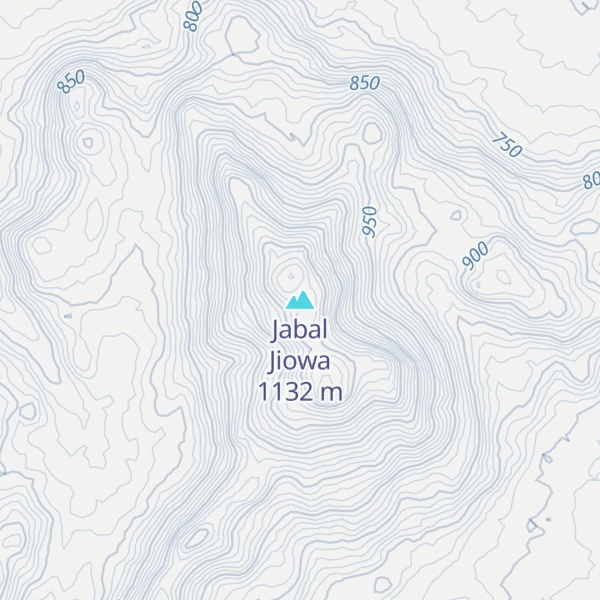 Map of Jabal Jiowa