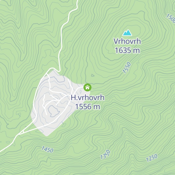 Map of H.vrhovrh