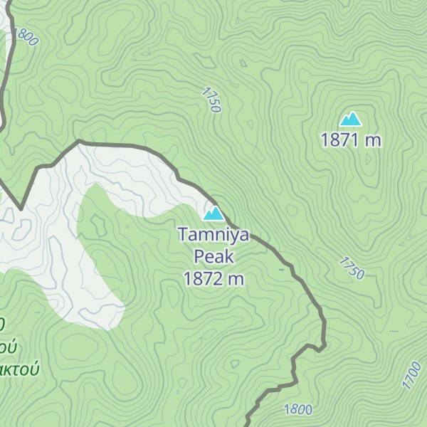 Map of Tamniya Peak