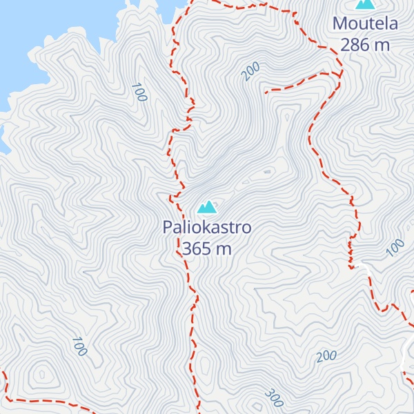 Map of Paliokastro