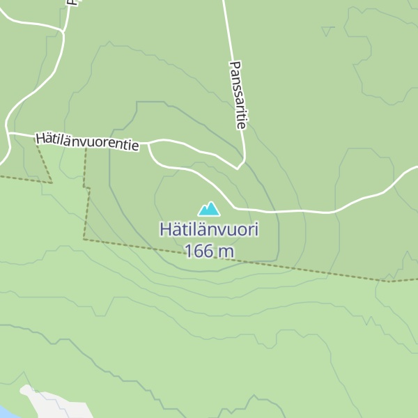 Map of Hätilänvuori