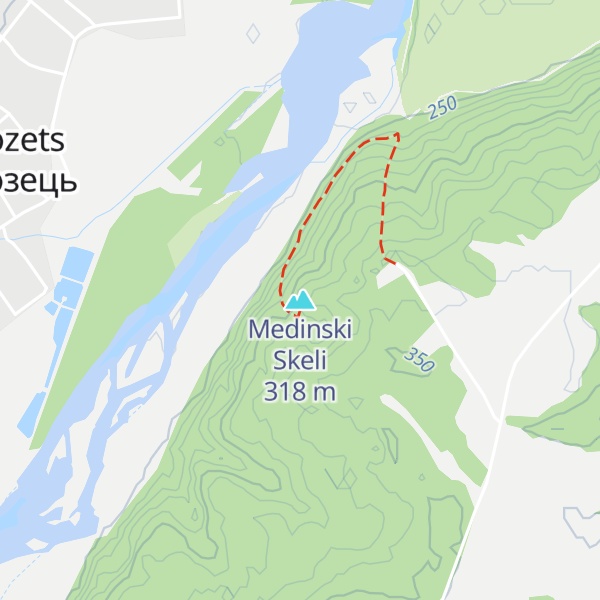 Map of Medinski Skeli