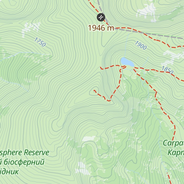 Map of Hutyn Tomnatyk