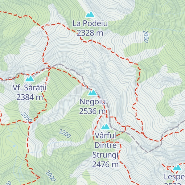 Map of Negoiu