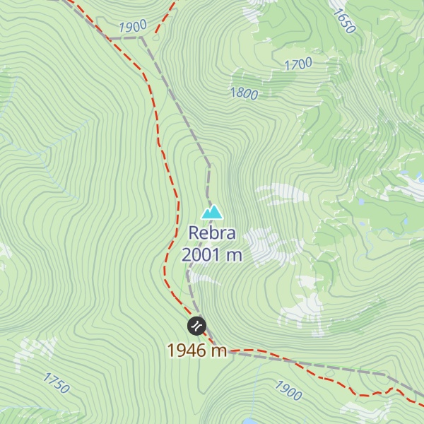 Map of Rebra