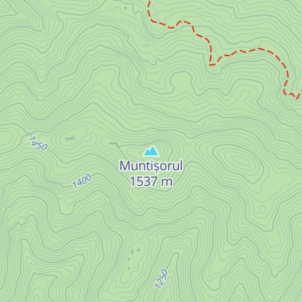Map of Muntișorul