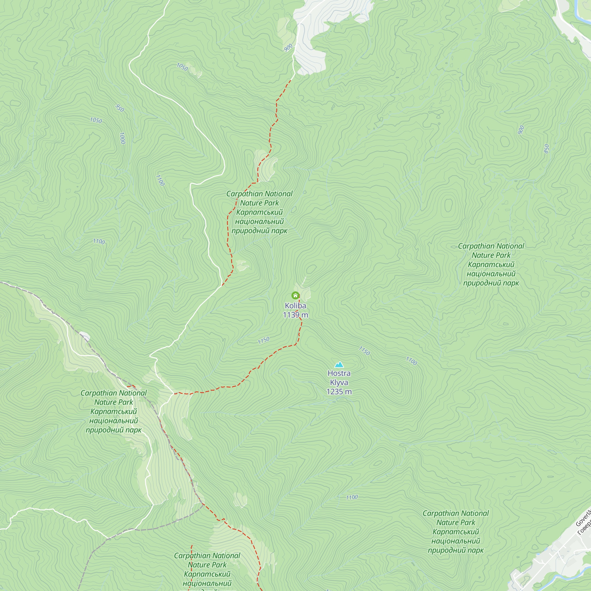 Koliba map