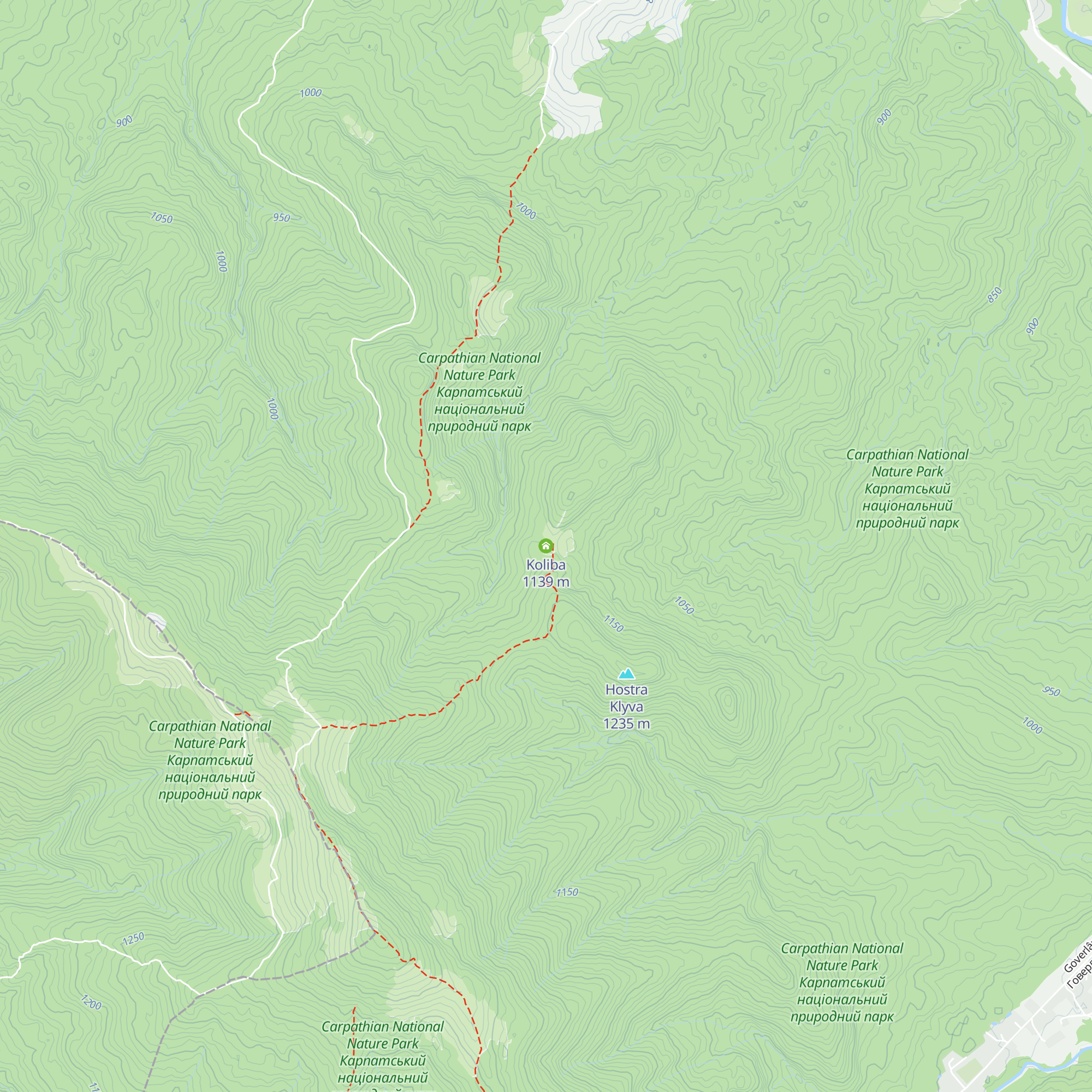 Koliba map