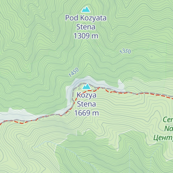 Map of Kozya Stena