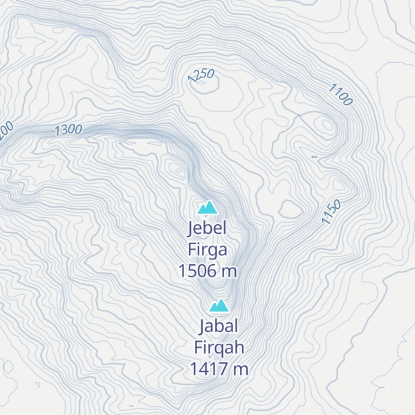 Map of Jebel Firga
