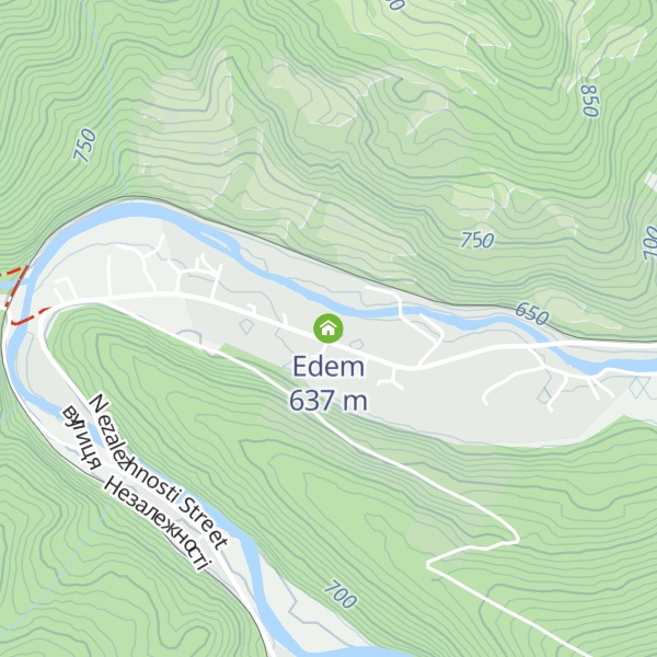 Map of Edem
