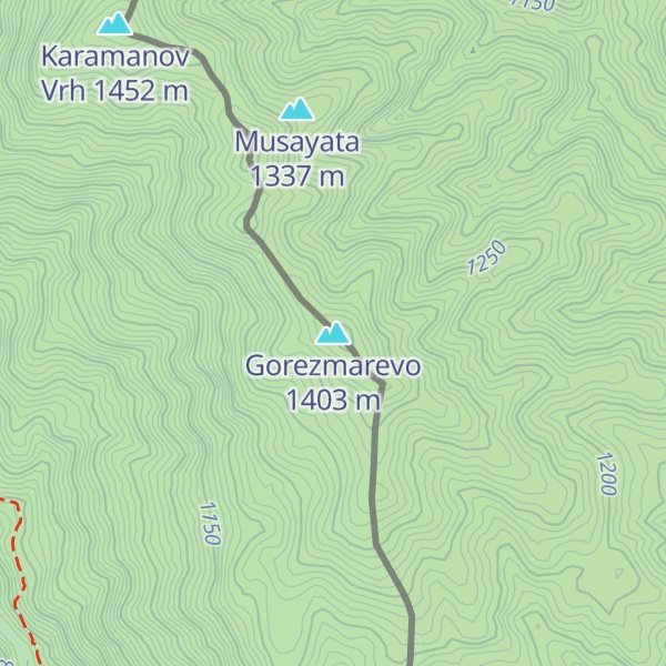 Map of Gorezmarevo