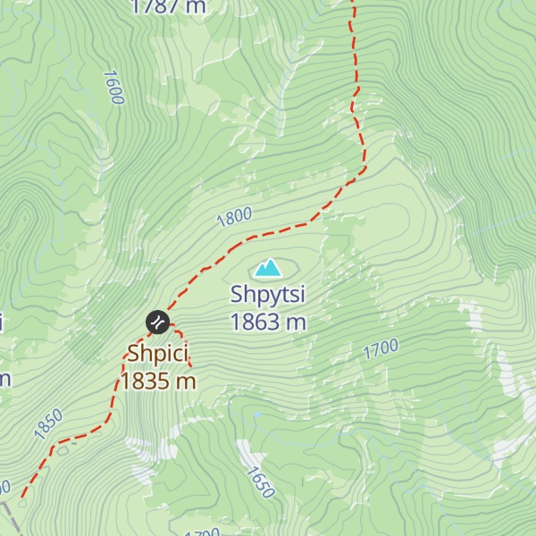 Map of Shpytsi