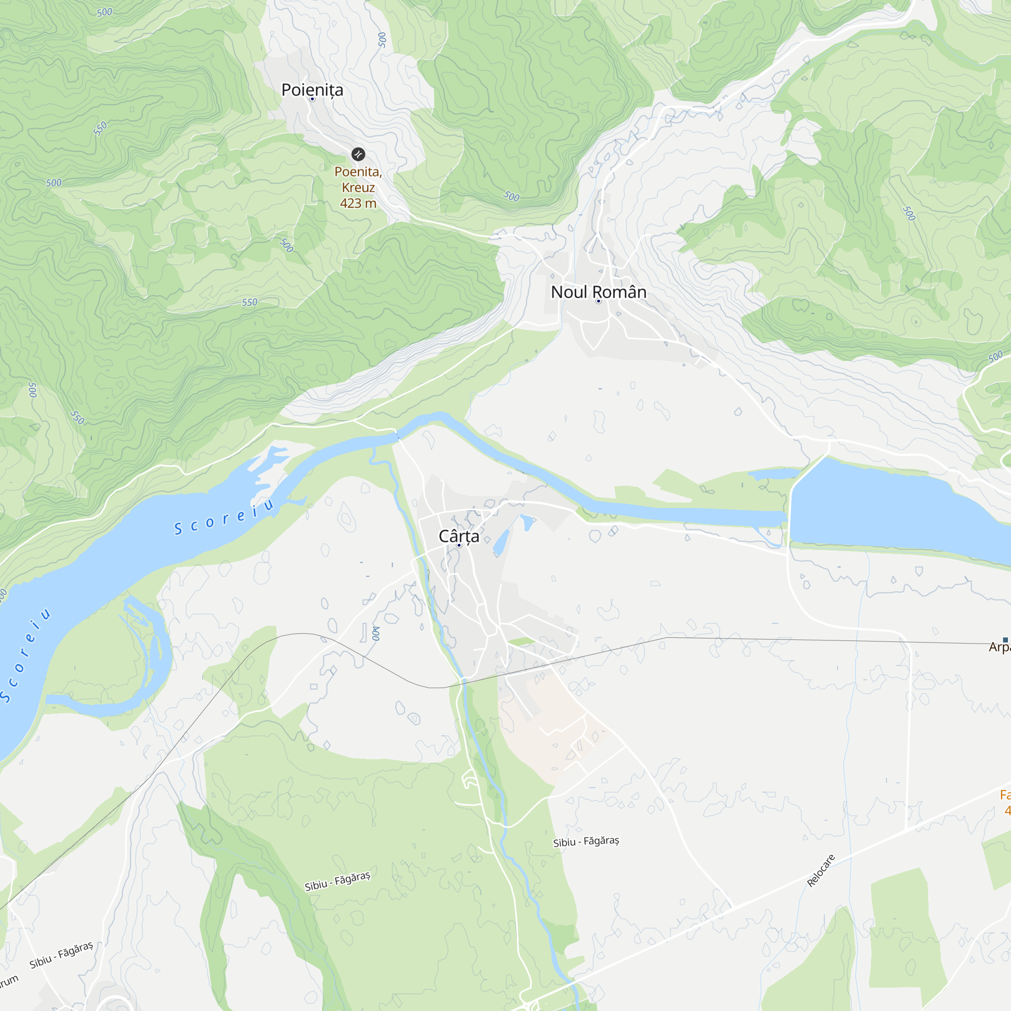 Mânăstirea Cârța map