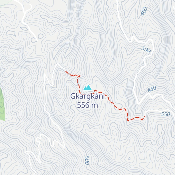 Map of Gkargkáni