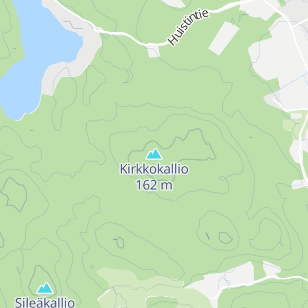 Map of Kirkkokallio