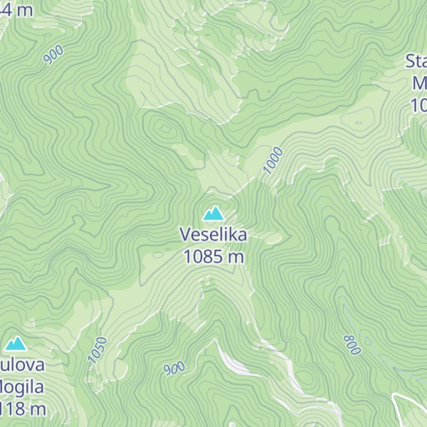Map of Veselika