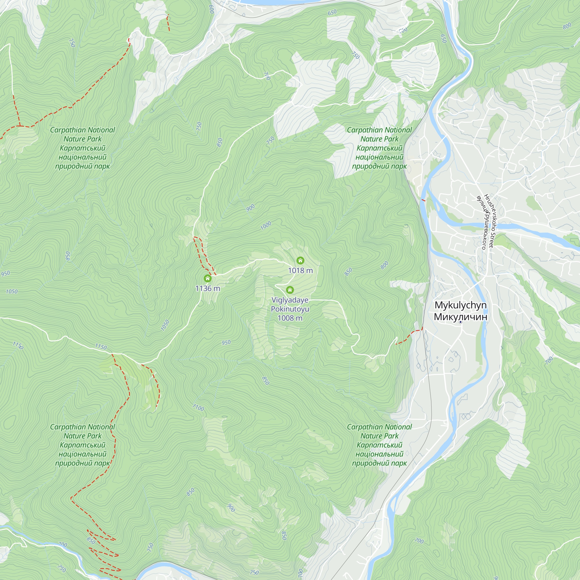 Viglyadaye Pokinutoyu map