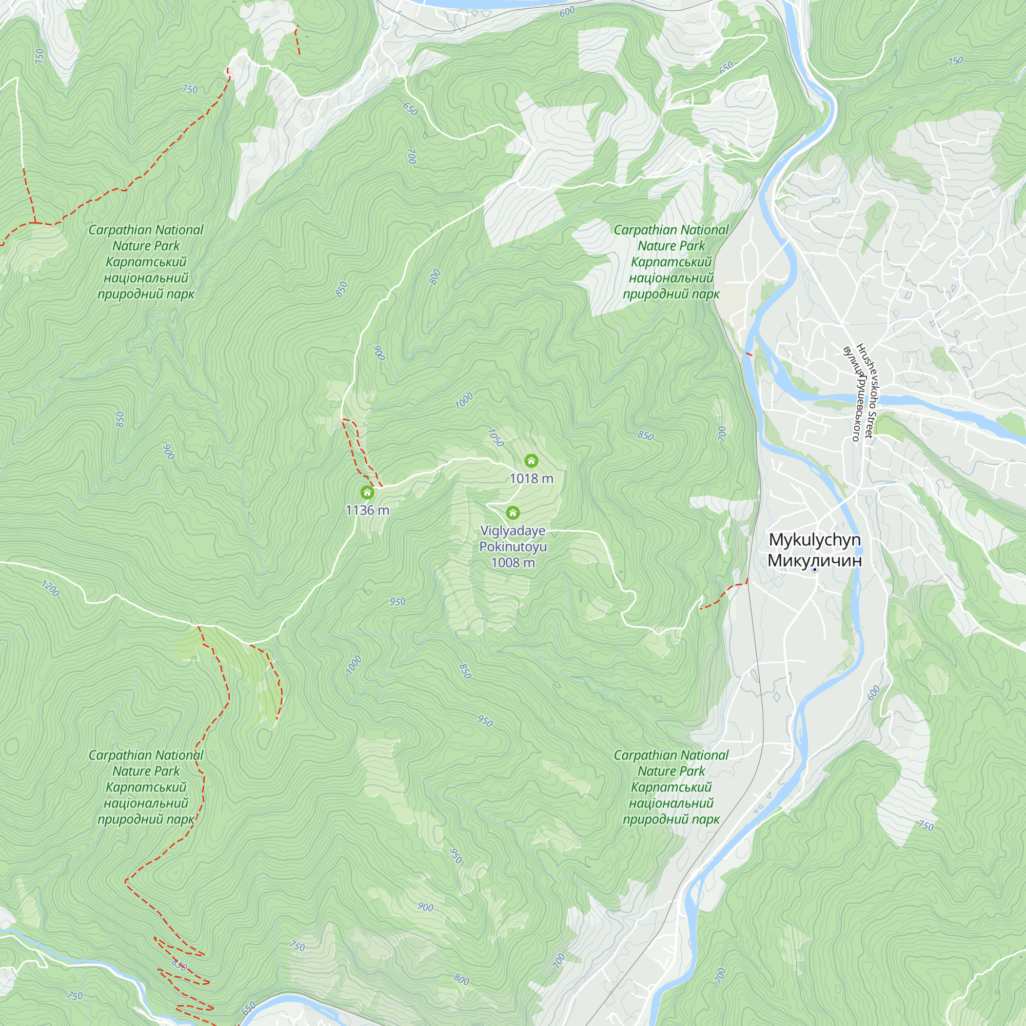 Viglyadaye Pokinutoyu map