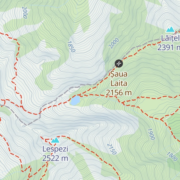 Map of Refugiul Călțun