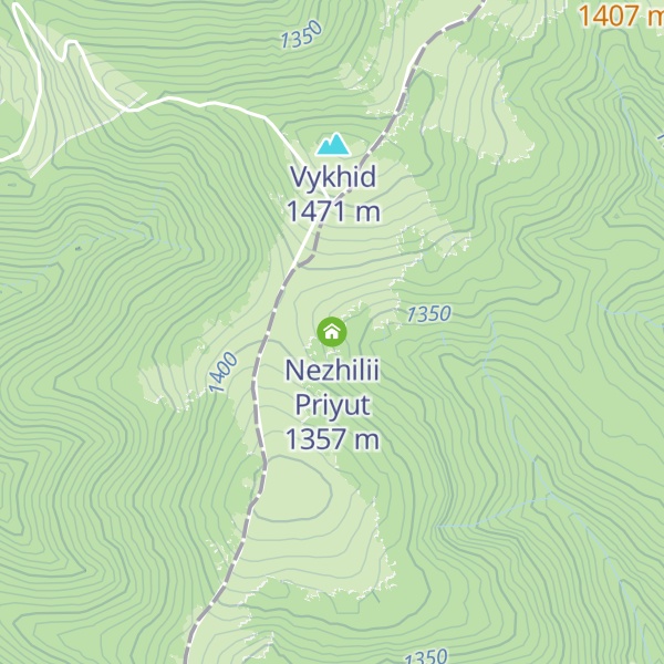 Map of Nezhilii Priyut