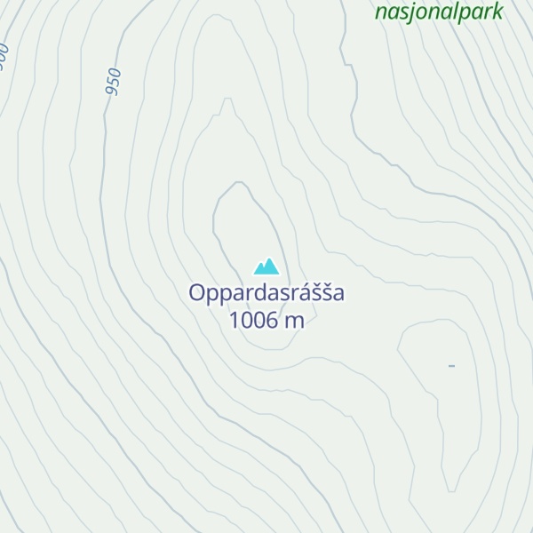 Map of Oppardasrášša