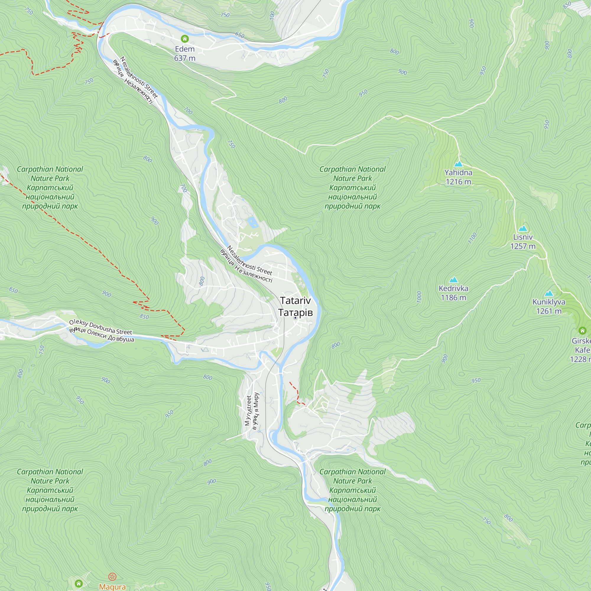 Gotel "Prut" map