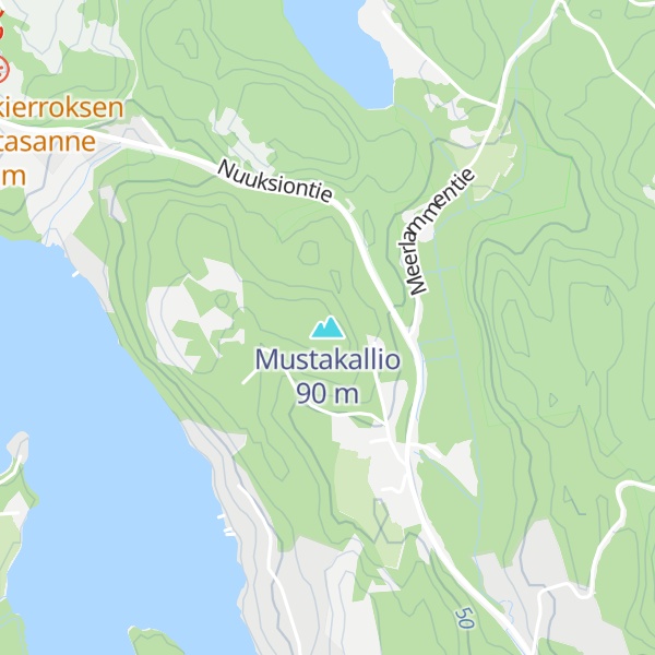 Map of Mustakallio