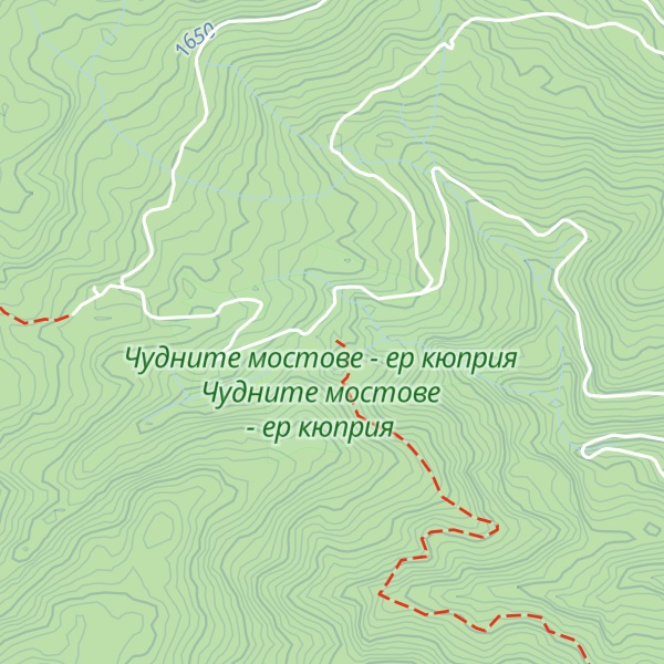 Map of Hizha Chudni Mostove
