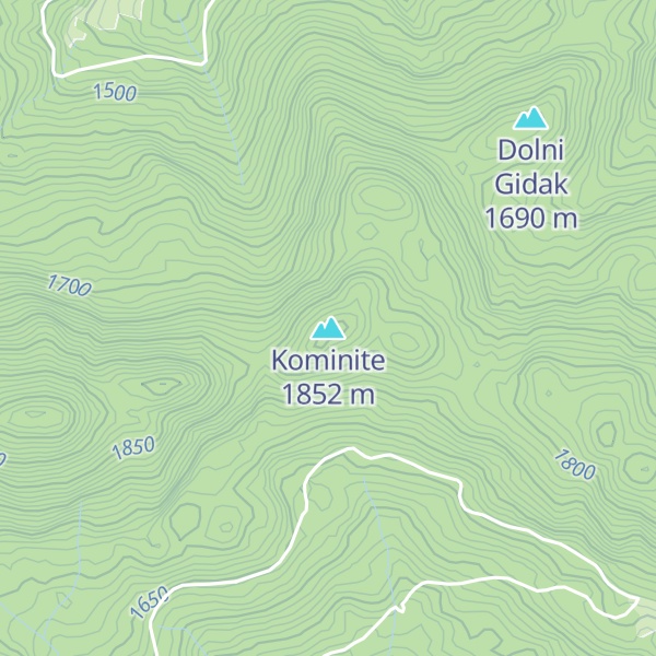 Map of Kominite