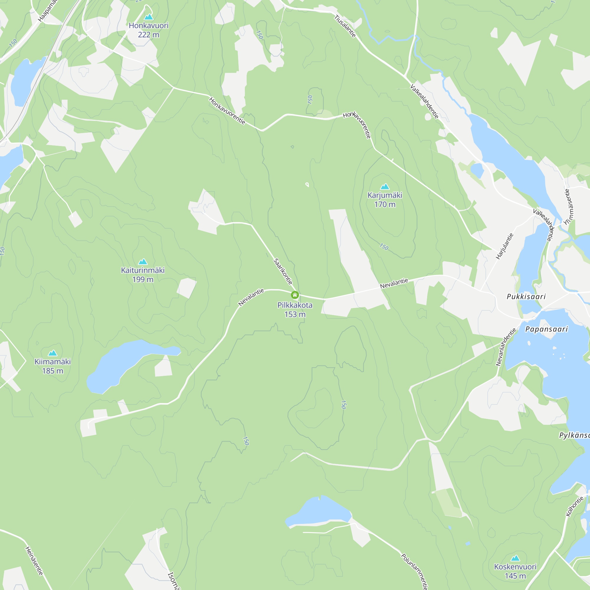 Pilkkakota map