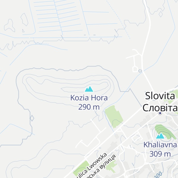 Map of Kozia Hora
