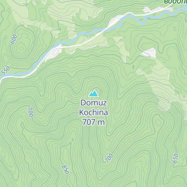 Map of Domuz Kochina