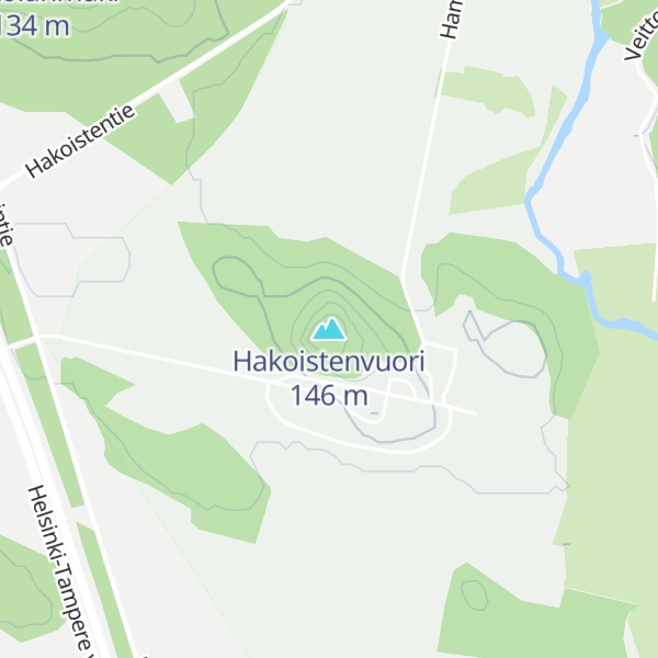 Map of Hakoistenvuori