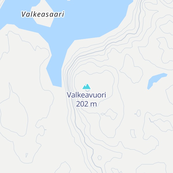 Map of Valkeavuori