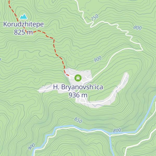 Map of H. Bryanovsh'ica