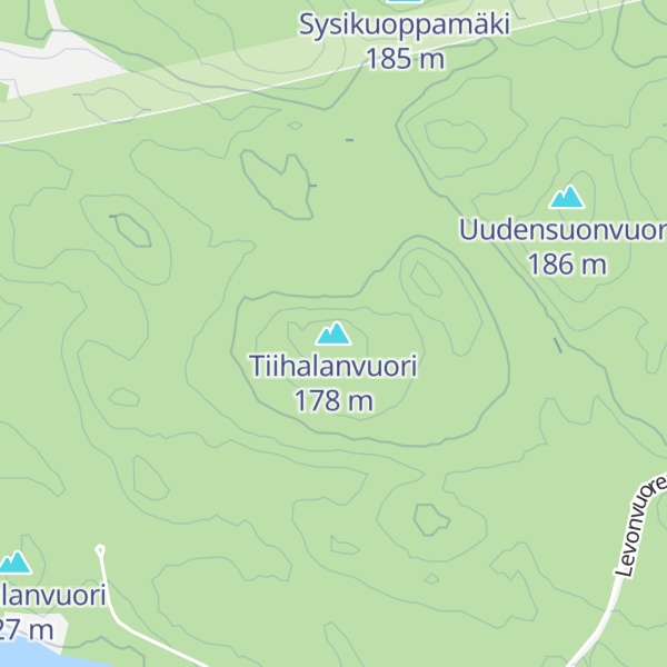 Map of Tiihalanvuori