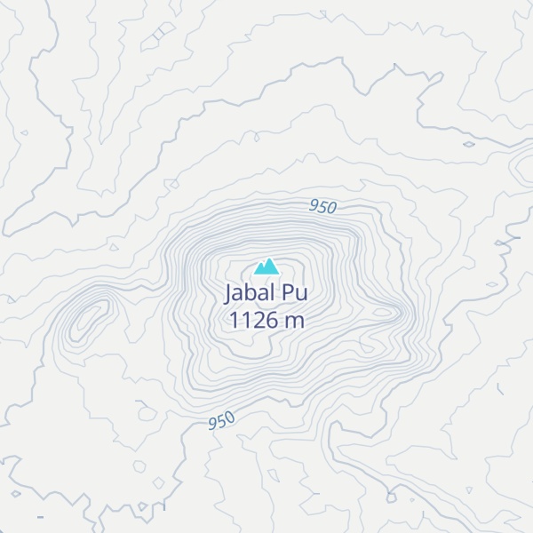 Map of Jabal Pu
