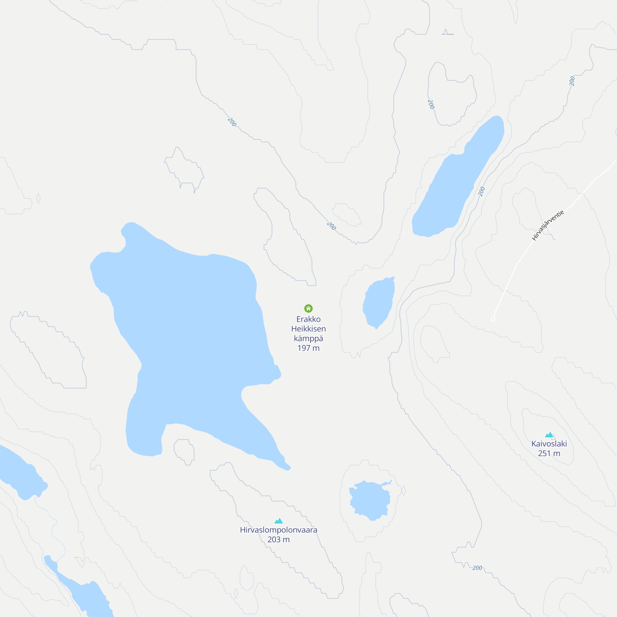 Erakko Heikkisen kämppä map