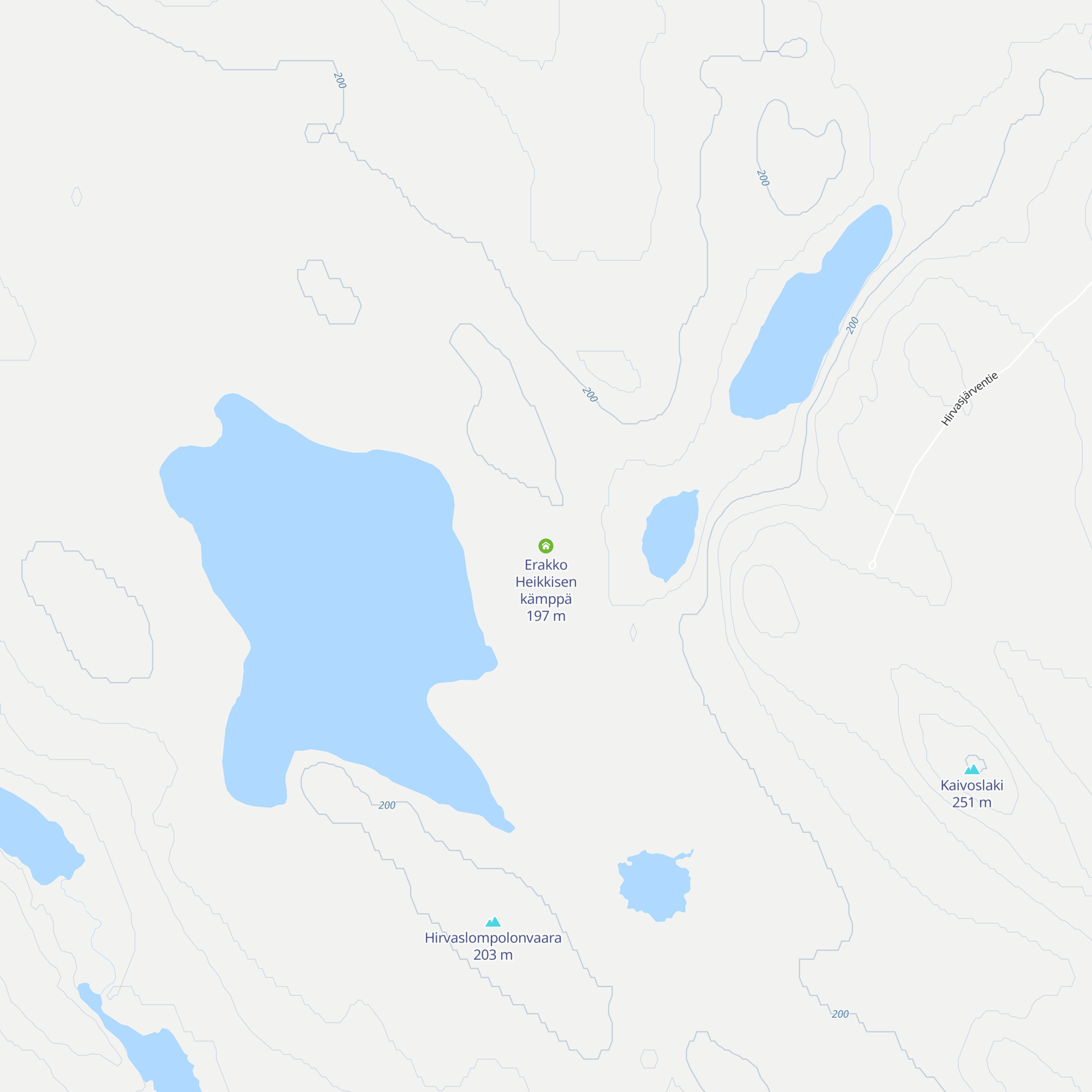 Erakko Heikkisen kämppä map