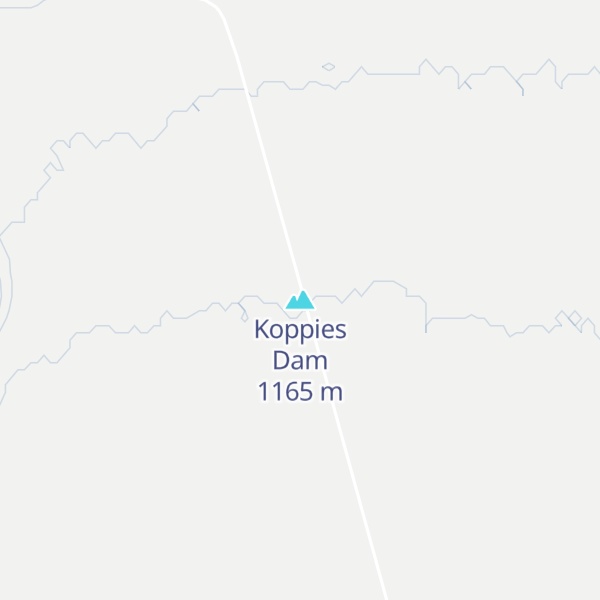 Map of Koppies Dam