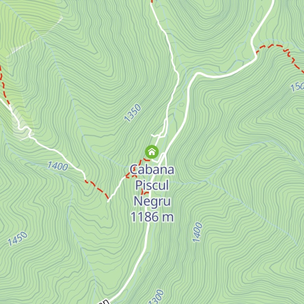 Map of Cabana Piscul Negru