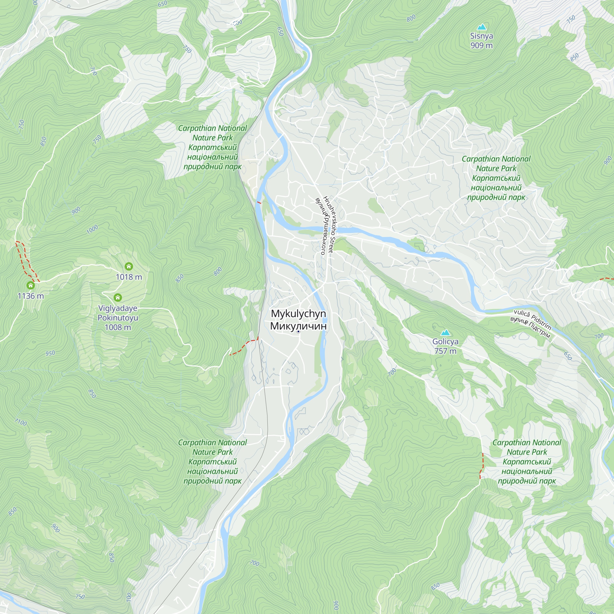 Nad Rikoyu map