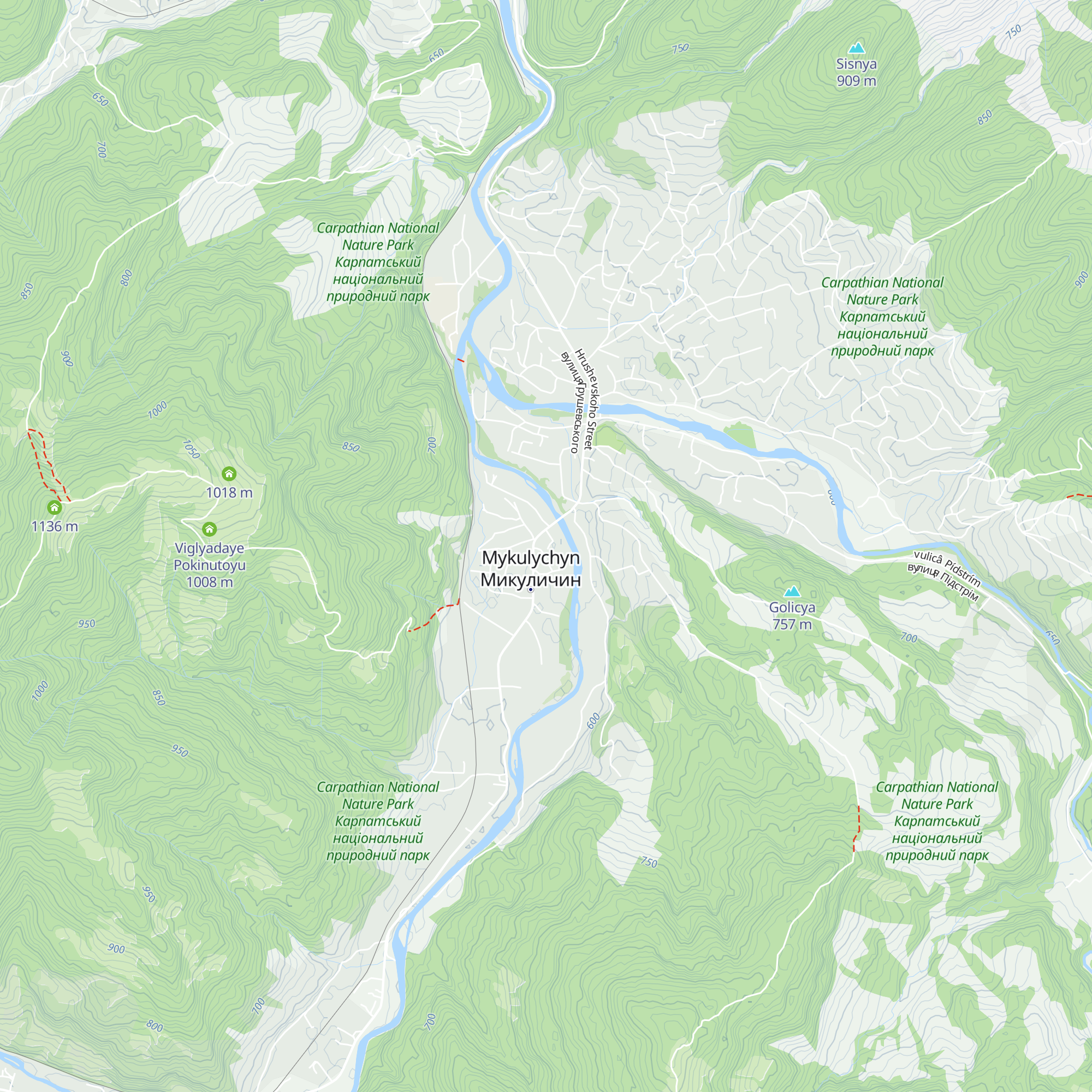 Nad Rikoyu map