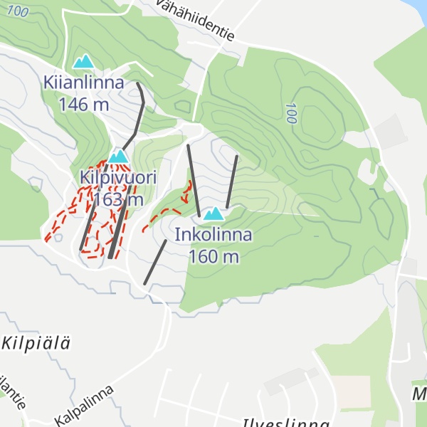 Map of Inkolinna